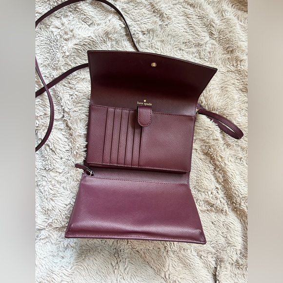 Kate Spade Crossbody Bag Plum - Picture 3 of 4